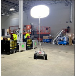 Sistem mobil de iluminare 800W - 110.000 lumeni – 3,2 m inaltime - cu carucior